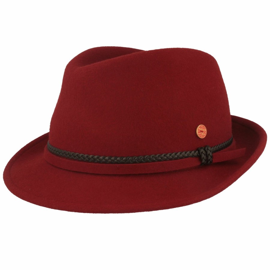 Hute Mayser | Mayser Knautschbarer Trilby Liam Wolle Plus