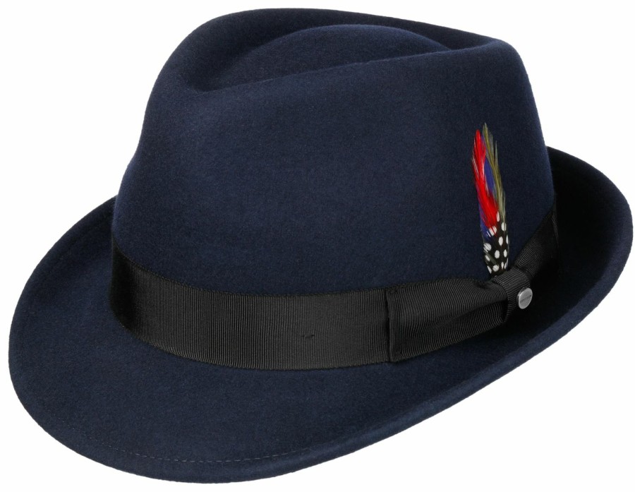 Xxl Stetson | Stetson Knautschbarer Trilby Filzhut Asahi Guard-Ausrustung