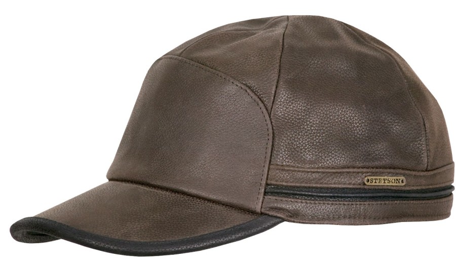 Mutzen Stetson | Stetson Byers Ledermutze Baseball-Cap Mit Ohrenschutz