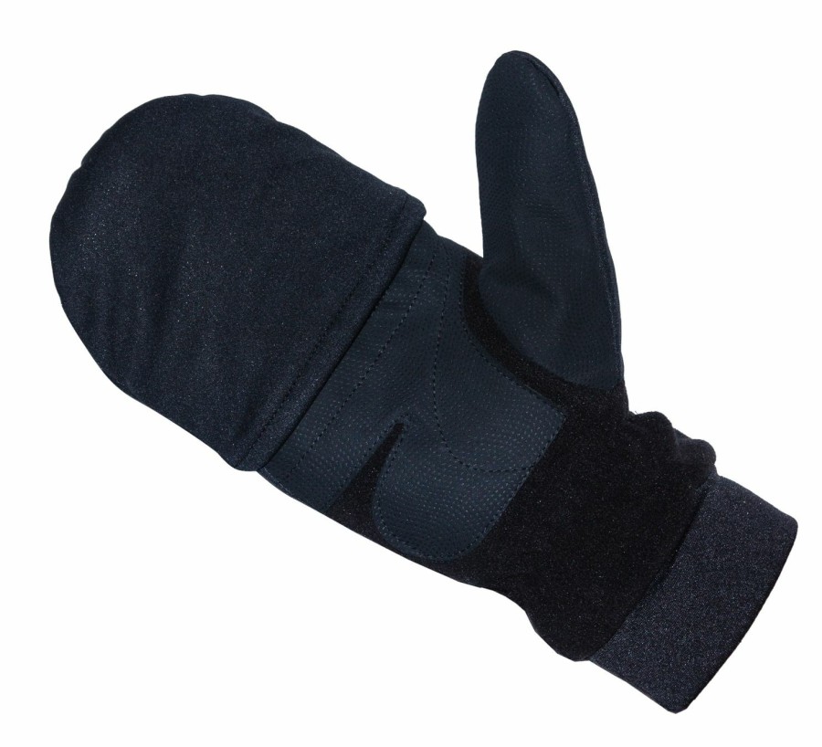 Accessoires Areco | Areco Multifunktion-Faustling & Fingerloser Handschuh Schwarz