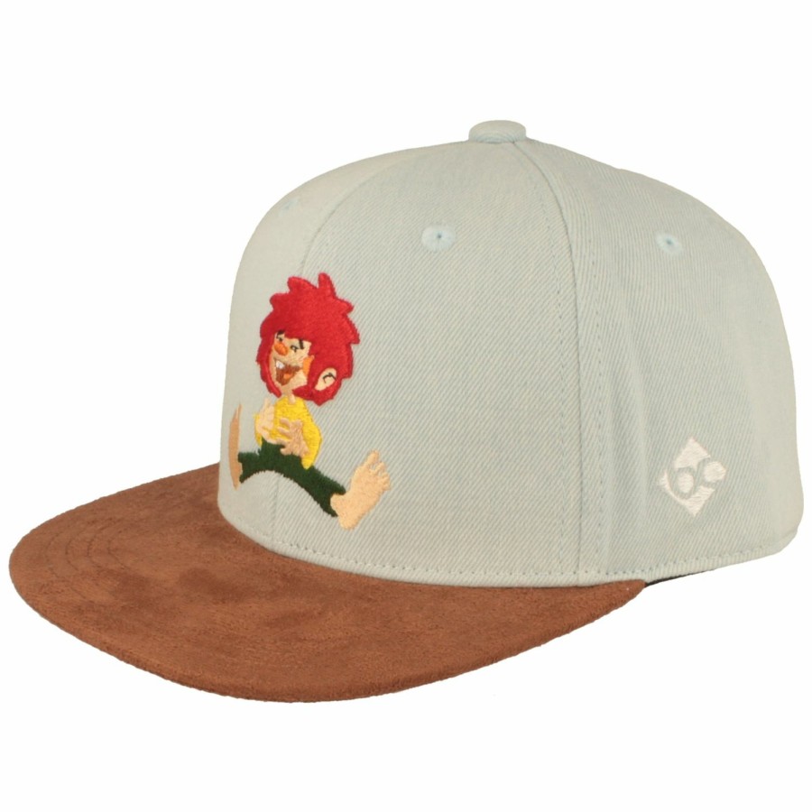 Kinder Bavarian Caps | Bavarian Caps Kinder Flat Brim Baseball-Cap "Pumuckl" Trendblau