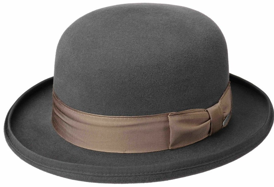 Hute Stetson | Stetson Breitrandiger Bowler Furfelt