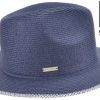 Hute SEEBERGER | Seeberger Rollbarer Fedora Strohhut Aus Borte Uv-Schutz 80